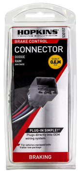 Hopkins 53015T Plug-In Simple Brake Control Connector for Dodge Ram (2010-2011)